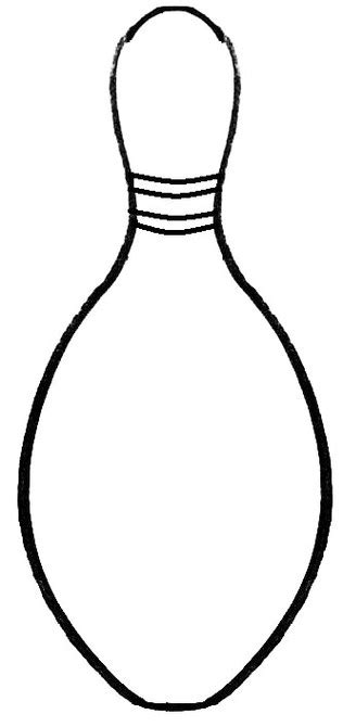 Bowling Pin Template Printable Clipart Free To Use Clip Art Resource