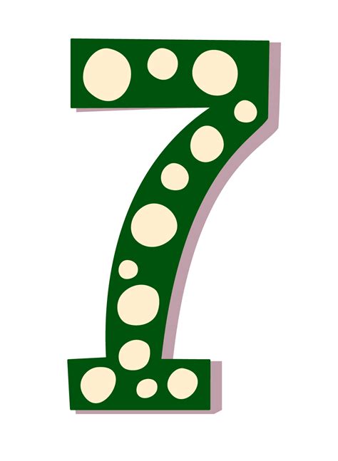 7 Number Png Stock Images Png Play