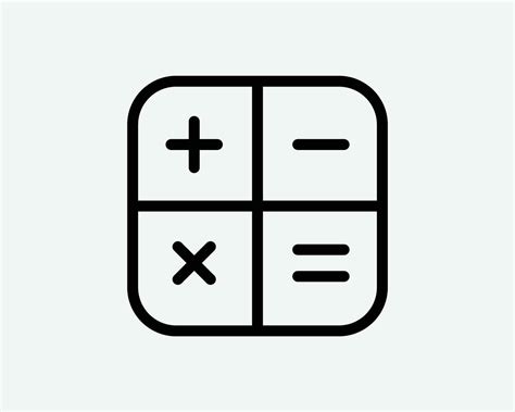 Calculator App Icon Math Mathematic Calculation Calculate Finance