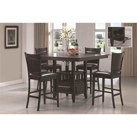 Hollywood Home Jaden Square Counter Height 5 Piece Dining Set By Oj