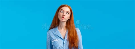 Be Unusual Carefree And Funny Cute Redhead Teenage Girl Fooling Around Showing Roommate Funny