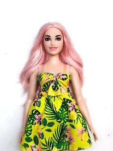 Barbie Fashionistas Doll Curvy Mattel Light Pink Hair Hot Sex