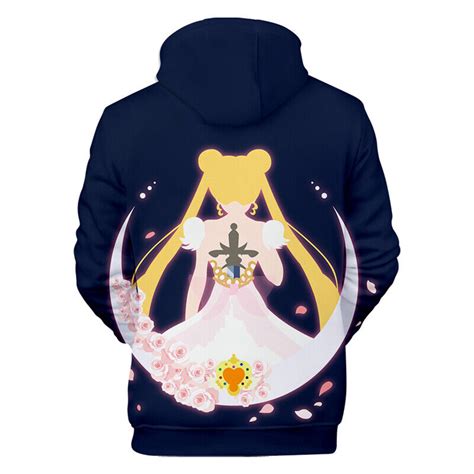 Sailor Moon Hoodie Girl Women Sweater Adult 3d Printed Sweatshirts