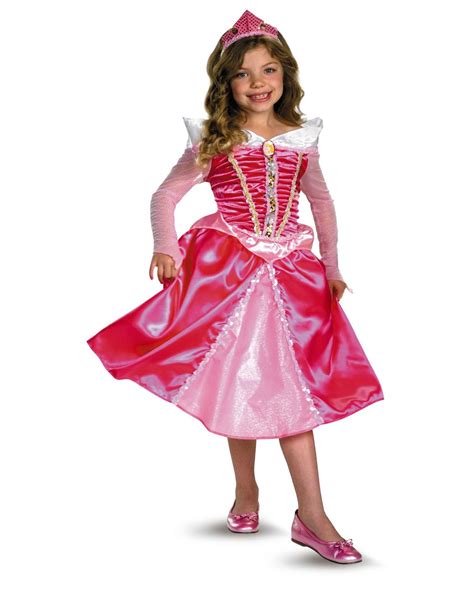 Disney Princess Aurora Girls Costume Princess Outfits Aurora Costume