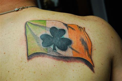 Irish Flag Tattoo Love This Irish Flag Tattoo Irish Tattoos