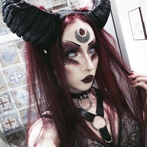 Cool Horns Demon Costume Demon Halloween Costume Demon Costume Halloween Make Up Looks Scary