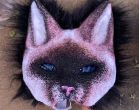 Birman Cat Mask Therianquadrobics Mask Etsy