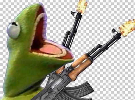 Firearm Gun Kermit The Frog Weapon Ak 47 Png Clipart Ak 47 Ak47