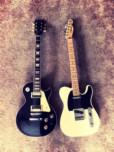 Gibson Les Paul Classic And Fender Telecaster Fender Telecaster
