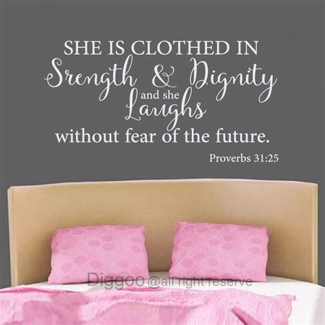 She Is Clothed In Strength And Dignity And She Laughs