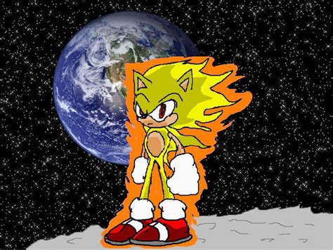 Super Sonic In Space By Odcomplex On Deviantart