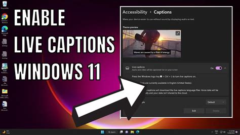 How To Enable And Use Live Captions On Windows 11 New Youtube