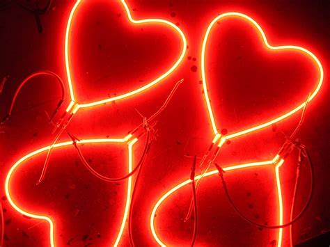 Neon Hearts Wallpapers Wallpaper Cave