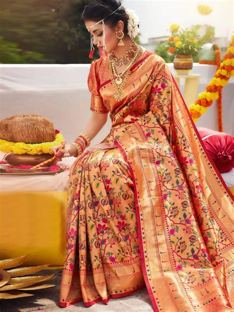 Buy Best Kanchipuram Silk Bridal Saree Dvz