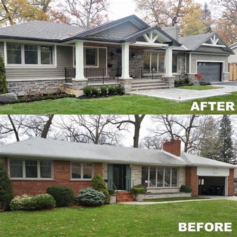 Before And After Exterior Home Renovations Home Outside Decoration