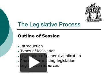 Ppt The Legislative Process Powerpoint Presentation Free To