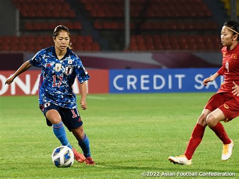 【match report】nadeshiko japan defeat vietnam to claim second successive victory at the afc women