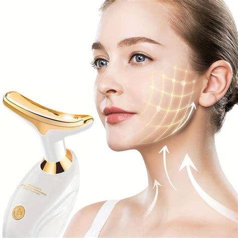 facial and neck tightening wrinkle smoothing tools double chin reducer vibrating massager for