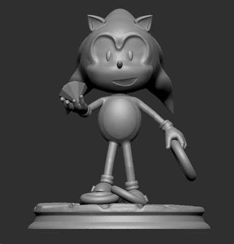 3d Print Model Print Sonic The Hedgehog Cgtrader