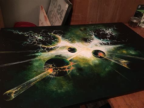 Commissioned Space Painting On Behance