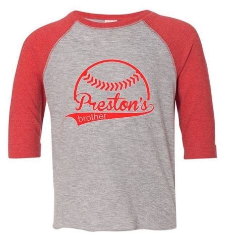 Baseball Style Shirt Personalized Baseball Shirt Baseball