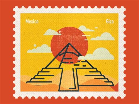 Nick Fatouris Bucket Vamos Dribbble Stamp Design Travel Stamp