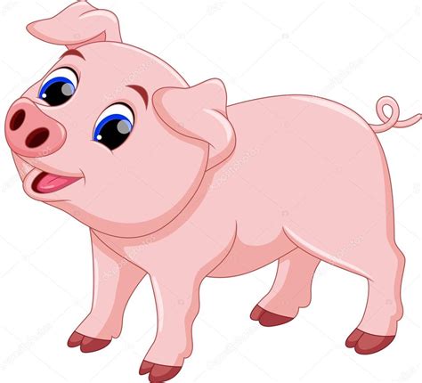 Cute Pig Cartoon Stock Vector Image By ©irwanjos2 68519577