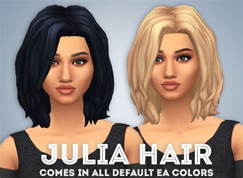 Sims 4 Hairs ~ Ivo Sims Julia Hair
