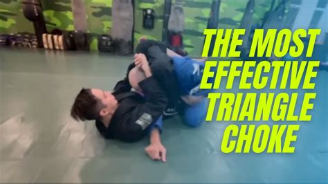 The Most Effective Triangle Choke From Closed Guard Youtube