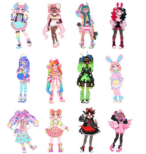 Adoptables Harajuku Sale 212 Open By Tailgatescutebooty On