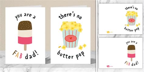 Food Pun Cards For Father S Day Twinkl Party Twinkl