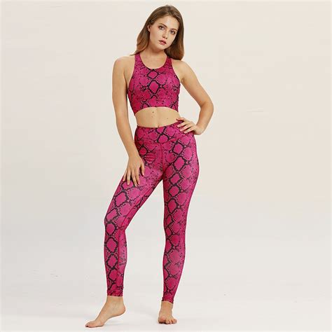 2 piece sports suit female workout clothes for women yoga set floral print fitness suit sport