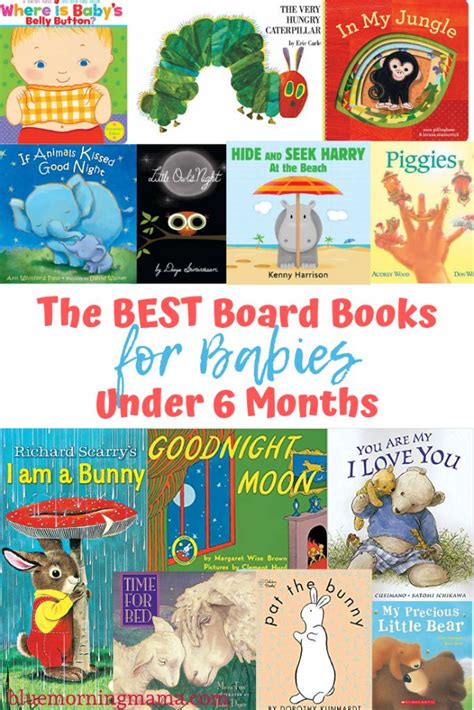 Best Books For Babies Newborn To 6 Months Blue Morning Mama Board