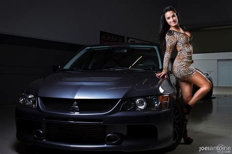 sexy brunette dayanis garcia rides in subaru wrx rally car autoevolution