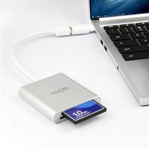 CF Card Reader - USB C & A - For CF/SD/Micro SD Card - ALXUM