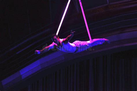 Female Aerialist Performing Show Editorial Photography Image Of