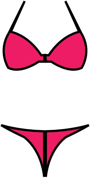 Bikini Clipart Pink Swimsuit Bikini Pink Swimsuit Transparent Free For The Best Porn Website