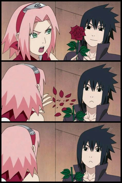 Sakura And Romantic Sasuke Sasusaku Naruto Run Naruto Gaara