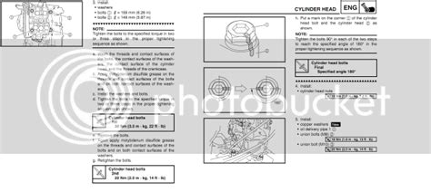 Honda Rancher 350 Head Bolt Torque Specs