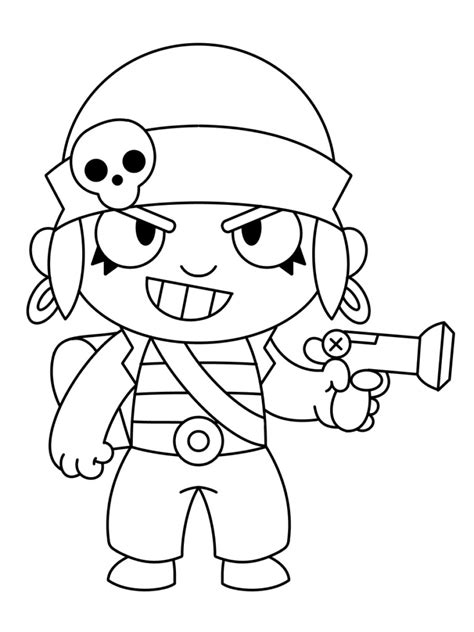 Exclusive collection of brawl stars coloring pages. Brawl Stars Penny Coloring Page - Free Printable Coloring ...