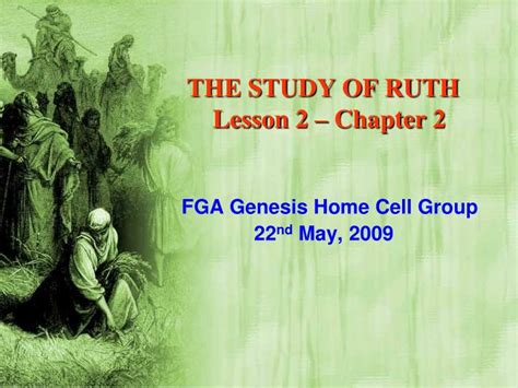 Ppt The Study Of Ruth Lesson 2 Chapter 2 Powerpoint Presentation