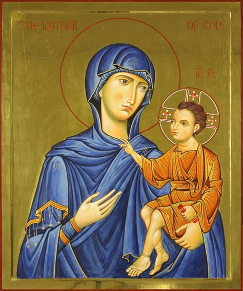 The Virgin Hodegetria Aidan Hart Sacred Icons Icon Religious