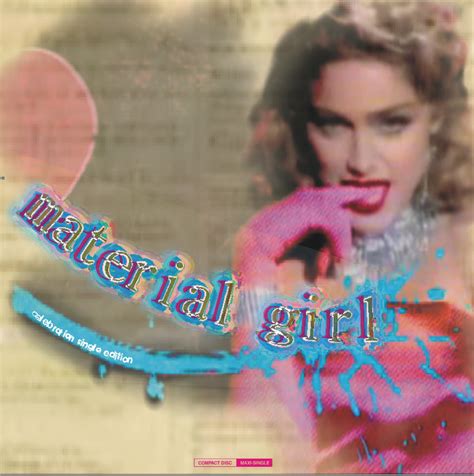 Madonna Fanmade Covers Material Girl Celebration Single Edition