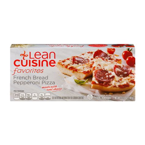 Lean Cuisine Favorites French Bread Pepperoni Frozen Pizza 525 Oz