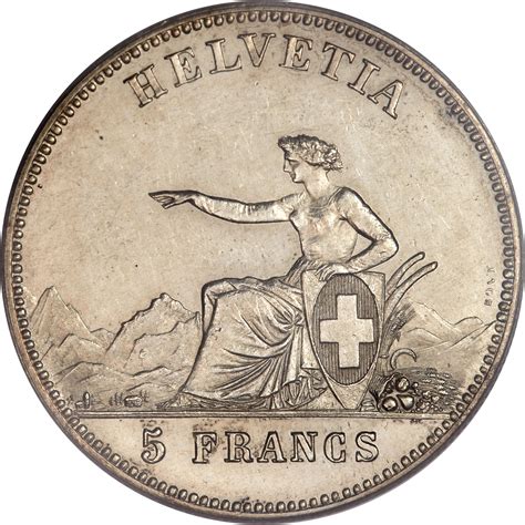 5 Francs Neuchatel Suisse Numista