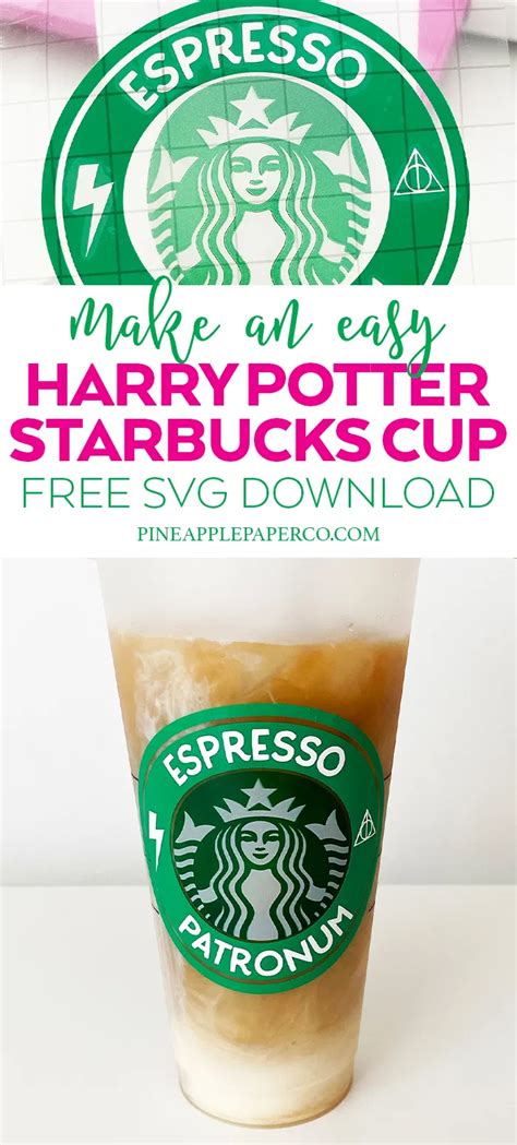 Free Harry Potter Espresso Patronum SVG | Espresso patronum, Starbucks