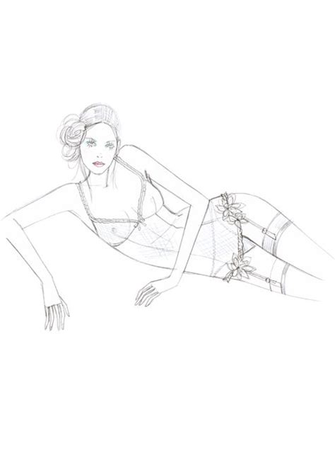 Lingerie Coloring Pages Coloring Pages