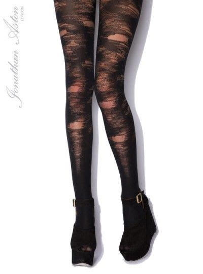 Distressed Tights Ripped Stockings Ripped Tights Cool Tights Sheer Tights Opaque Tights