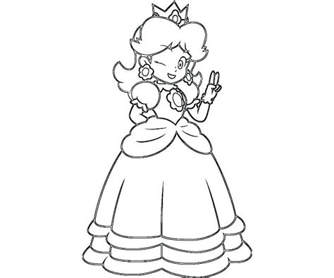 Her skin color is peach (like the other princess!). Rosalina Coloring Pages at GetColorings.com | Free printable colorings pages to print and color