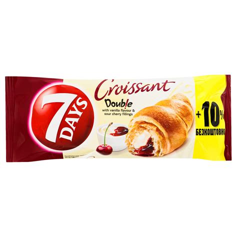 7 Days Croissant With Cherry And Vanilla Filling 110g ᐈ Buy At A Good